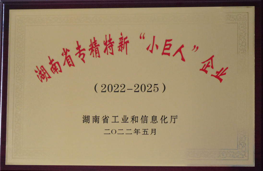 喜报|融创微电子获评湖南省专精特新“小巨人”企业称号