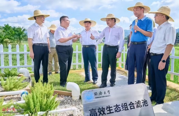 海南省委書記馮飛、省長劉小明視察三亞資源化利用試點項目